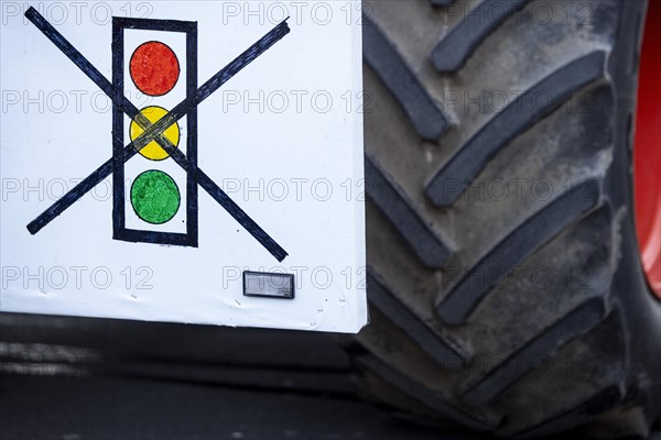 Pictures taken during the farmers' protests in Berlin. Farmers are demonstrating against the planned cancellation of the agricultural diesel tax and the motor vehicle tax exemption. The protests were organised by the German Farmers' Association together with the state farmers' associations