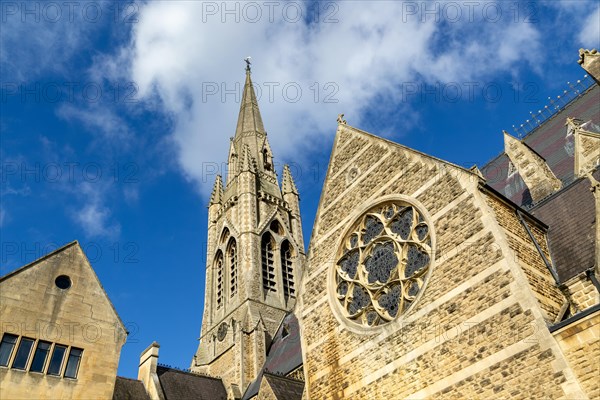 Roman catholic church of Saint John the Evangelist, Bath, north east Somerset, England, UK architect C. F. Hansom 1863