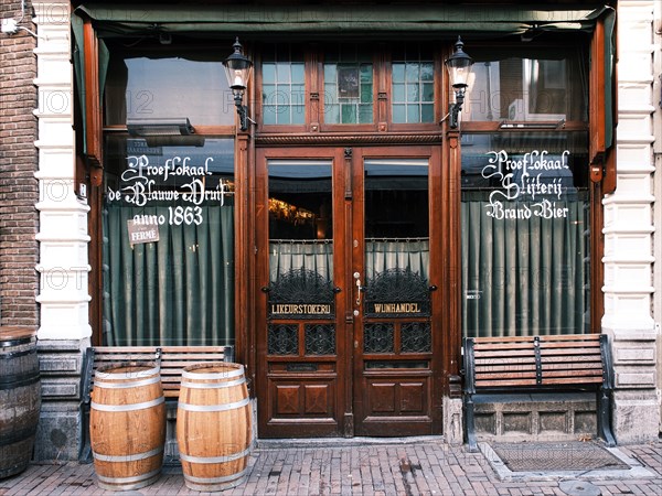 Shop in the historic city centre, Haarlem, Netherlands