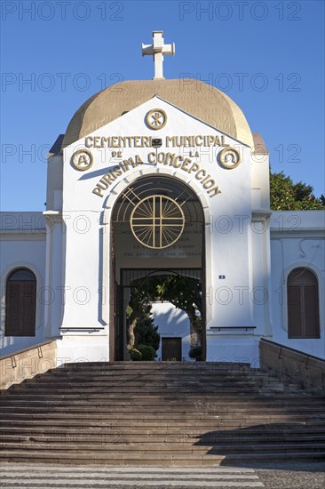 Cemetery in Melilla autonomous city state Spanish territory in north Africa, Spain, Europe