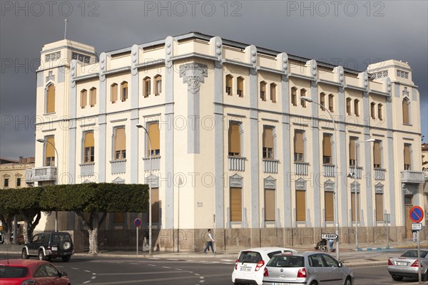 Palacio de la Asamblea architect Enrique Nieto, Plaza de Espana, Melilla, Spain, north Africa rear view, Europe