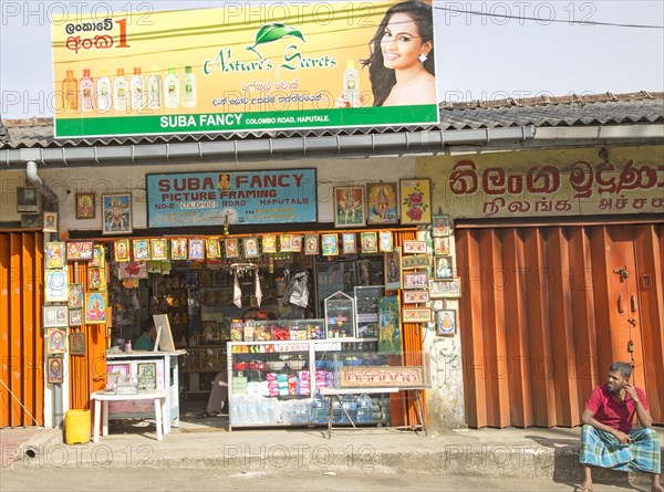 Small shop in town of Haputale, Badulla District, Uva Province, Sri Lanka, Asia