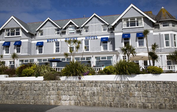 Historic Royal Duchy Hotel, Falmouth, Cornwall, England, UK