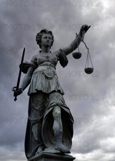 Justitia in Frankfurt am Main, Frankfurt am Main, Federal Republic of Germany