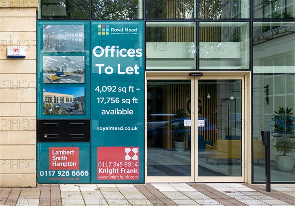 Offices to Let, Lambert Smith Hampton and Knight Frank, Royal Mead, Railway Place, Bath, Somerset, England, UK