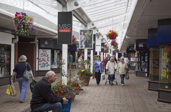 Festival Park shopping centre, Ebbw Vale, Blaenau Gwent, South Wales, UK