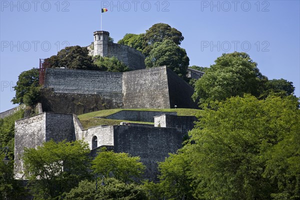 The Citadel, Castle of Namur along the river Meuse, Belgium, Europe