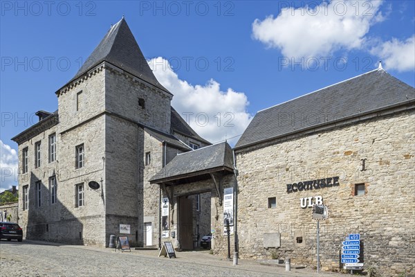 Ecomusee du Viroin, museum in fortified farmhouse about rural life and heritage of Entre-Sambre-et-Meuse region at Treignes, Viroinval, Namur, Belgium, Europe