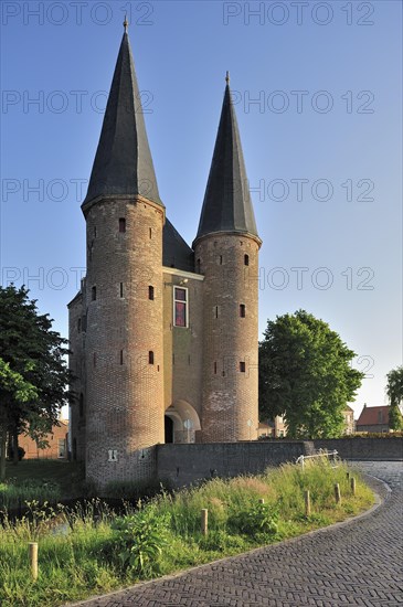 The town gate Nobelpoort at Zierikzee, Zealand, the Netherlands