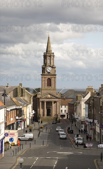 The Town Hall built 1754â€“60, Berwick-upon-Tweed, Northumberland, England, UK