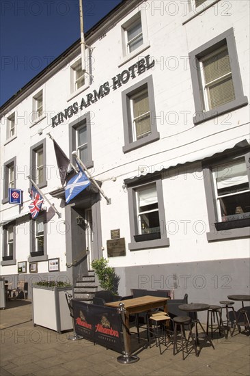 Historic Kings Arms hotel in Berwick-upon-Tweed, Northumberland, England, UK