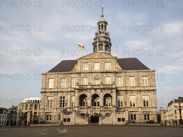 Stadhuis city hall building, market square, Maastricht, Limburg province, Netherlands, 1662, architect Pieter Post