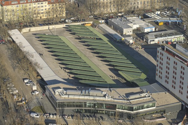 Central bus station ZOB, Messedamm, Westend, Charlottenburg, Berlin, Germany, Europe