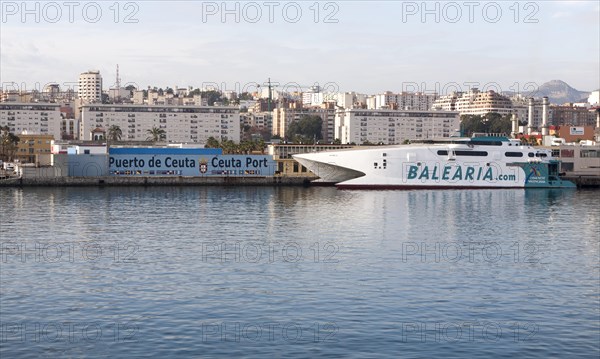 Port of Ceuta, Spanish territory in north Africa, Spain, Europe