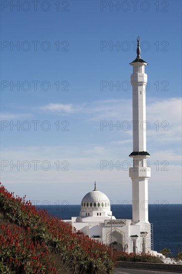 Mosque of the Custodian of the Two Holy Mosques, Europa Point, Gibraltar, British overseas territory in southern Europe, Europe