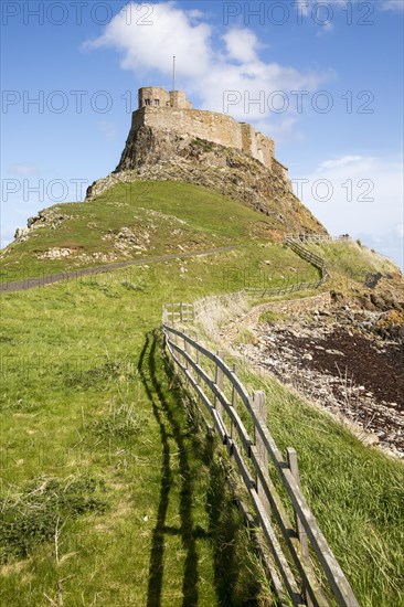 Lindisfarne Castle, Holy Island, Northumberland, England, UK