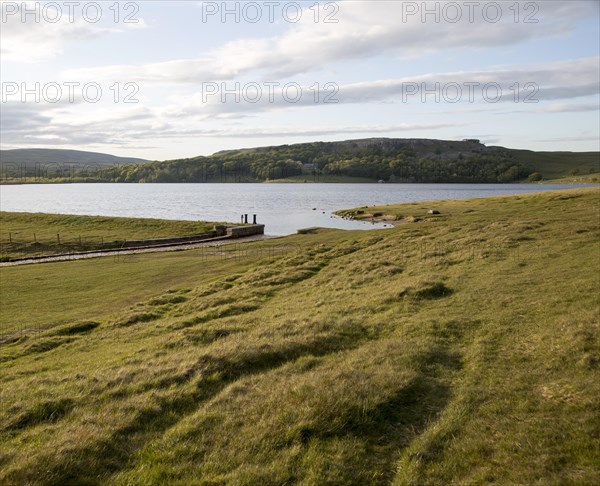 Malham Tarn lake, Yorkshire Dales national park, England, UK