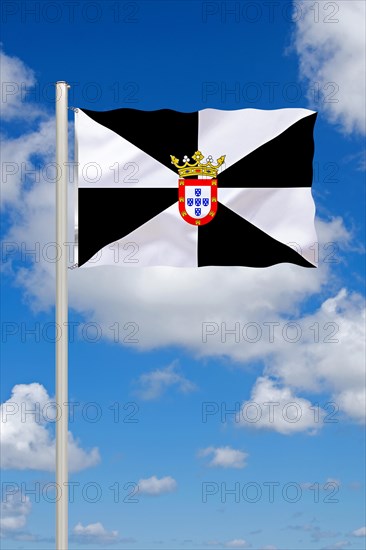 The flag of Ceuta, Spain, Studio, Europe