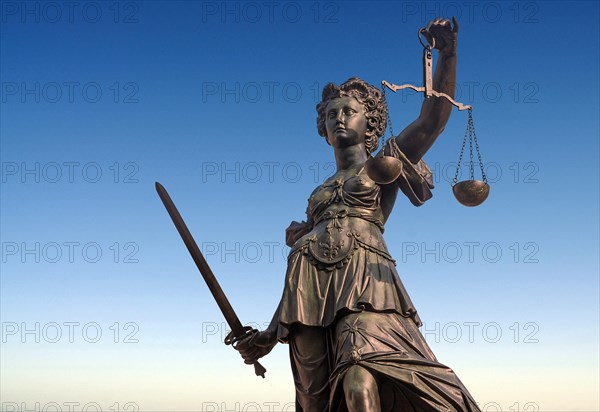 Justitia in Frankfurt am Main, Frankfurt am Main, Federal Republic of Germany