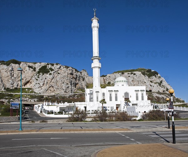 Mosque of the Custodian of the Two Holy Mosques, Europa Point, Gibraltar, British overseas territory in southern Europe, Europe