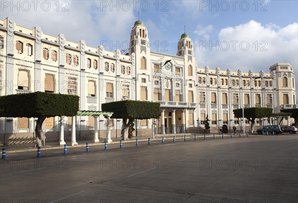 Palacio de la Asamblea architect Enrique Nieto, Plaza de Espana, Melilla, Spain, north Africa, Europe