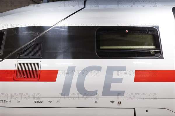 A Deutsche Bahn ICE train stands at the ICE plant in Berlin Rummelsberg, Berlin, 20 December 2022