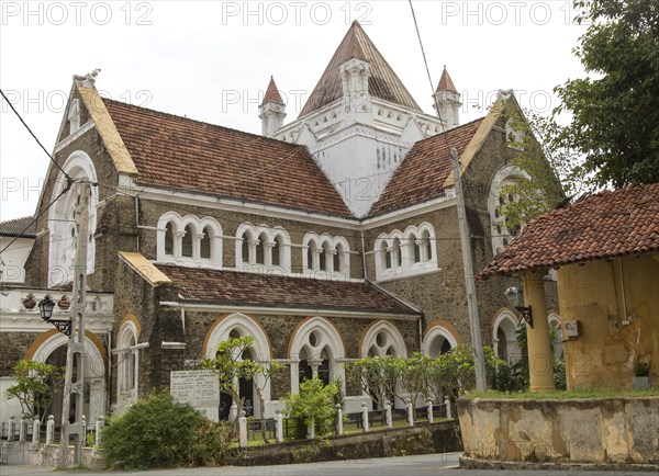 All Saints Anglican Church historic town of Galle, Sri Lanka, Asia