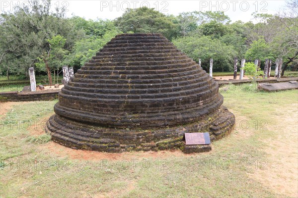 UNESCO World Heritage Site, the ancient city of Polonnaruwa, Sri Lanka, Asia, ruins at Potgul Vihara site, Asia