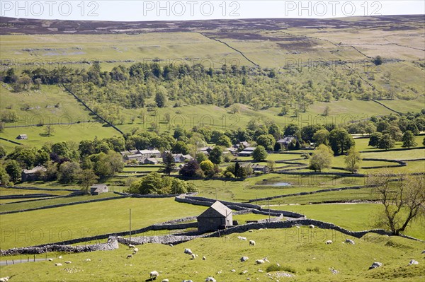 Litton village, Littondale, Yorkshire Dales national park, England, UK