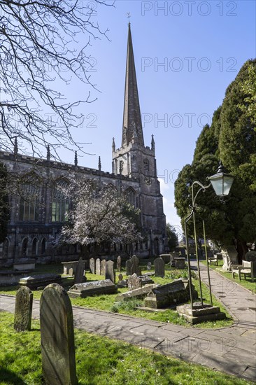 Parish Church of St Mary the Virgin and St Mary Magdalene, Tetbury, Cotswolds. Gloucestershire, England, UK