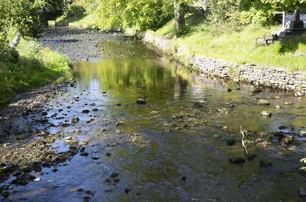 Clapham Beck stream, Clapham village, Yorkshire Dales national park, England, UK