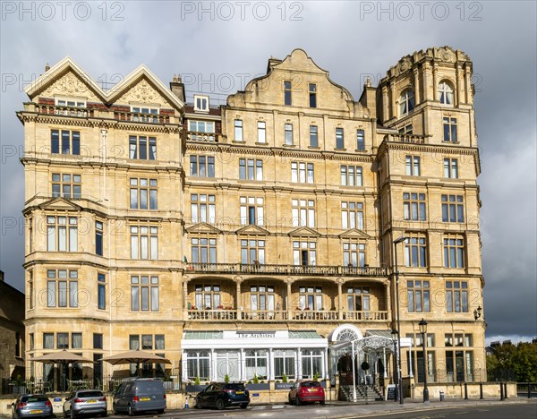 Former Empire Hotel building, Bath, North east Somerset, England, UK architect Charles Edward Davis 1901