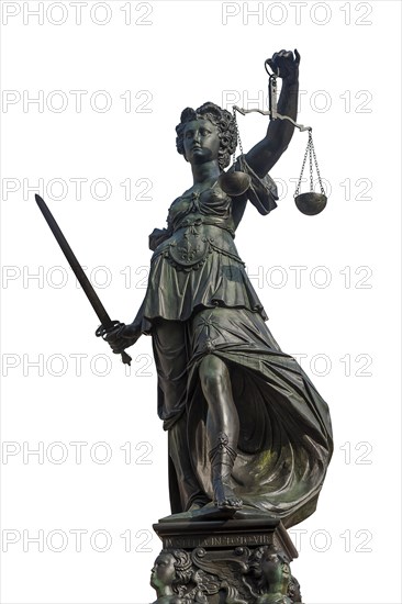 Justitia in Frankfurt am Main, Frankfurt am Main, Federal Republic of Germany