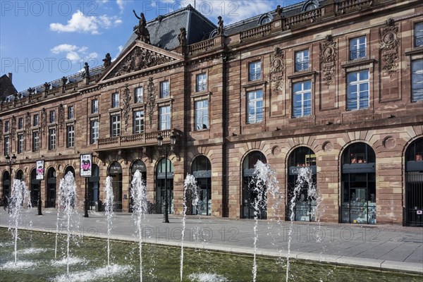 The Aubette, historical building on Place Kleber in Strasbourg, Alsace, France, Europe