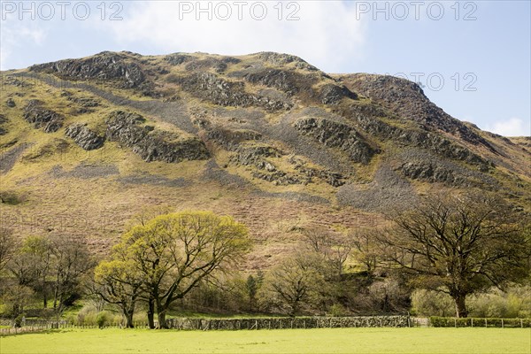 Hallin Fell, Howtown, Ullswater, Lake District national park, Cumbria, England, UK