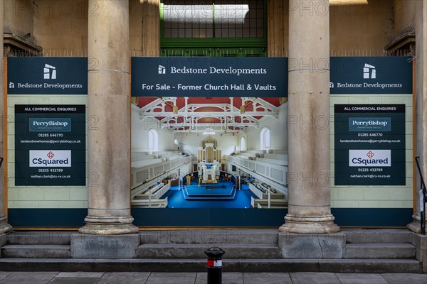 Bedstone Developments property development, Central United Reformed Church, Argyle Street, Bath, Somerset, England, UK