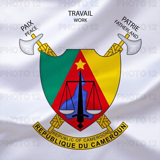 Africa, African Union, the coat of arms of Cameroon, Studio