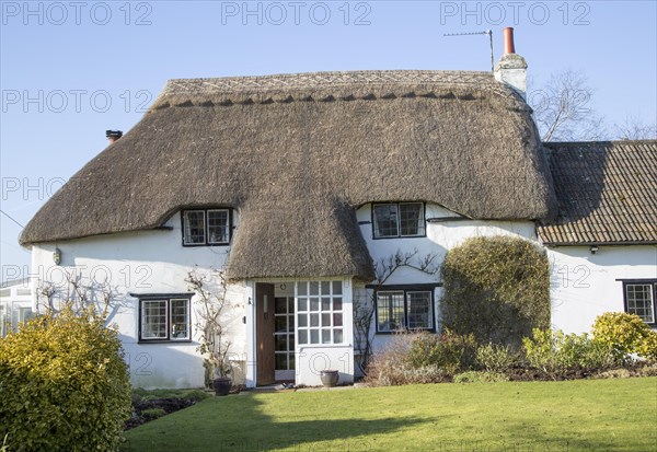 Property Released, Pretty thatched Country cottage, Cherhill, Wiltshire, England, UK