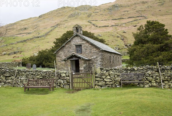 St Martin's church, Martindale valley, Lake District national park, Cumbria, England, UK