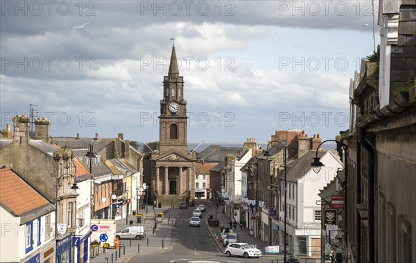 The Town Hall built 1754â€“60, Berwick-upon-Tweed, Northumberland, England, UK