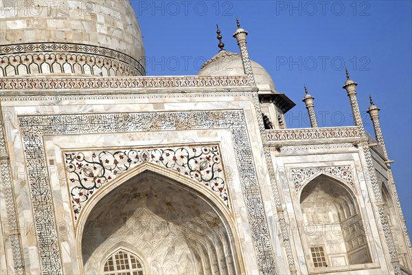 The Taj Mahal in Agra, Uttar Pradesh, India, Asia