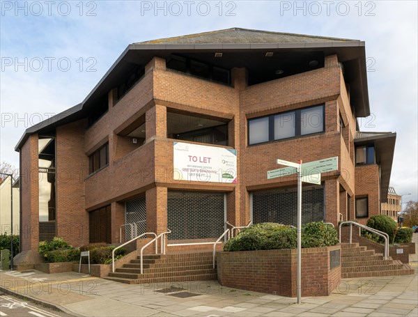 Hyde Park House office space To Let sign, Ipswich, Suffolk, England, UK