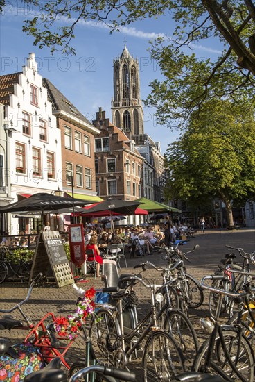 Domtoren, Dom tower, historic buildings, Utrecht, Netherlands