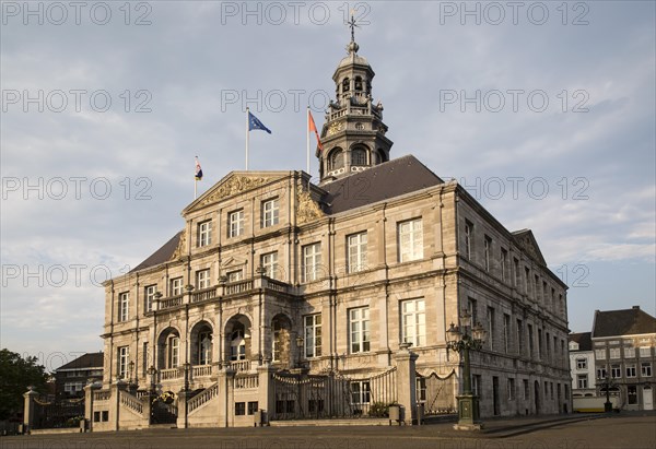 Stadhuis city hall building, market square, Maastricht, Limburg province, Netherlands, 1662, architect Pieter Post