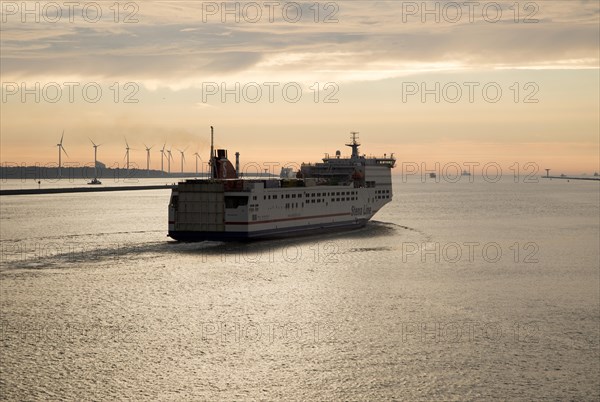 Stena Line freight ferry, Port of Rotterdam, Hook of Holland, Netherlands