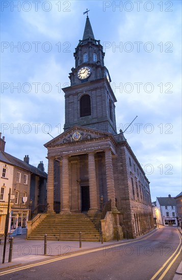 The Town Hall built 1754â€“60, Berwick-upon-Tweed, Northumberland, England, UK