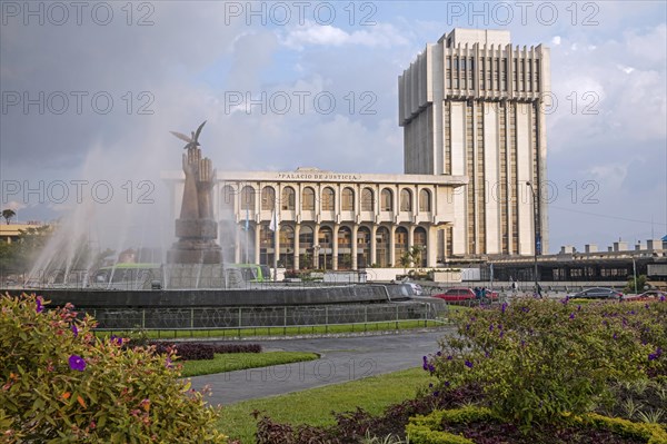 Palacio de Justicia, Supreme Court of Justice of Guatemala in Guatemala City, Guate, Ciudad de Guatemala, Central America