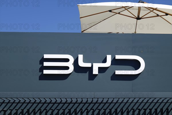 BYD, Chinese electric car manufacturer at the IAA Mobility 2023, Munich, Bavaria, Germany, Europe