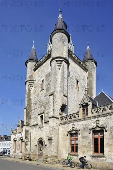 The belfry at Rue, Bay of the Somme, Picardy, France, Europe