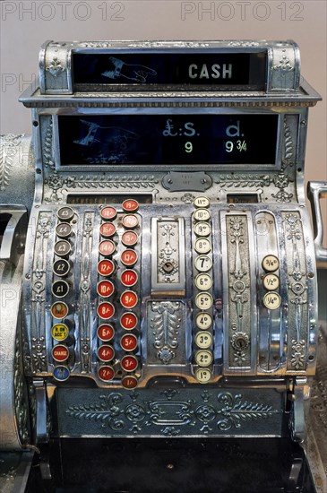 Historical cash register, cash register, shop, shop, analogue, history, historical, shop, merchant, cash